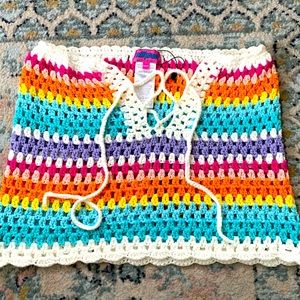 Rainbow edikted mini skirt
